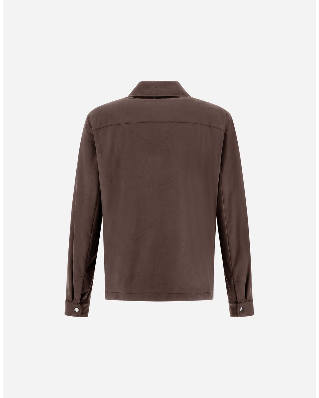 Herno Brown Resort Overshirt for men