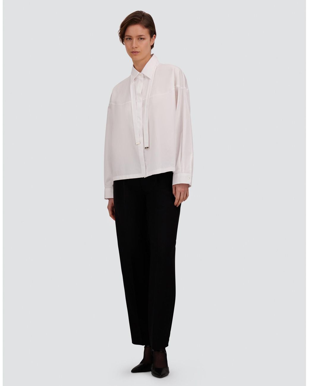 Herno White Cotton Poplin Shirt