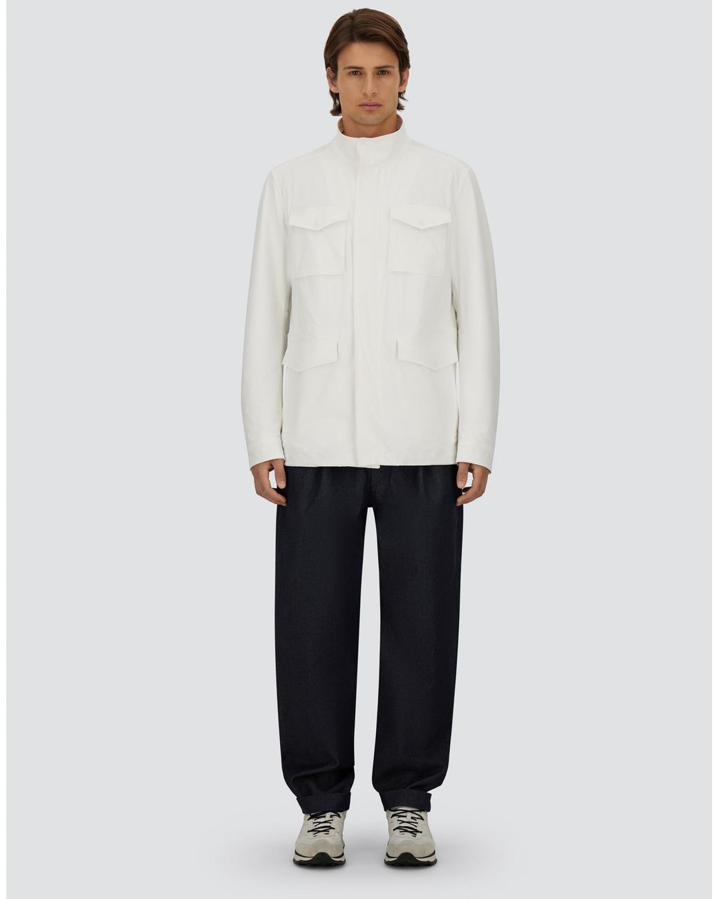 Herno White Field Jacket for men