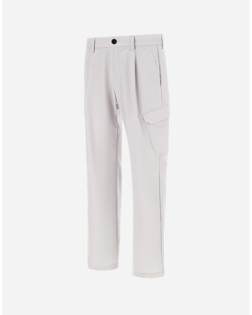 Herno Gray Nylon Dive Trousers for men