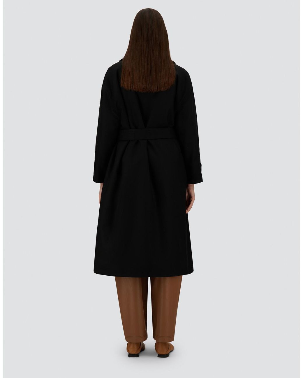Herno Black Reversible Coat