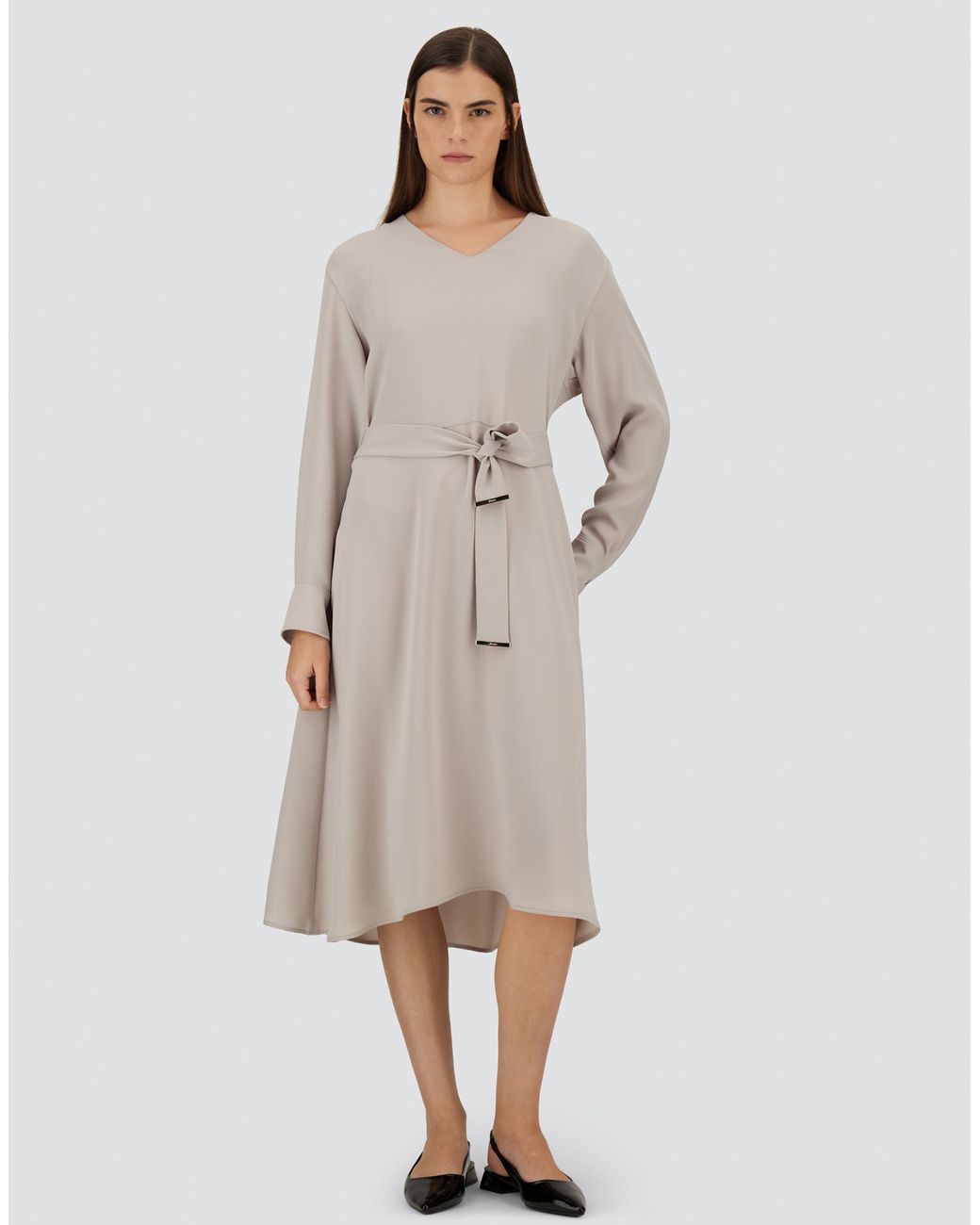 Herno Pink Kleid Aus Lucent Cady