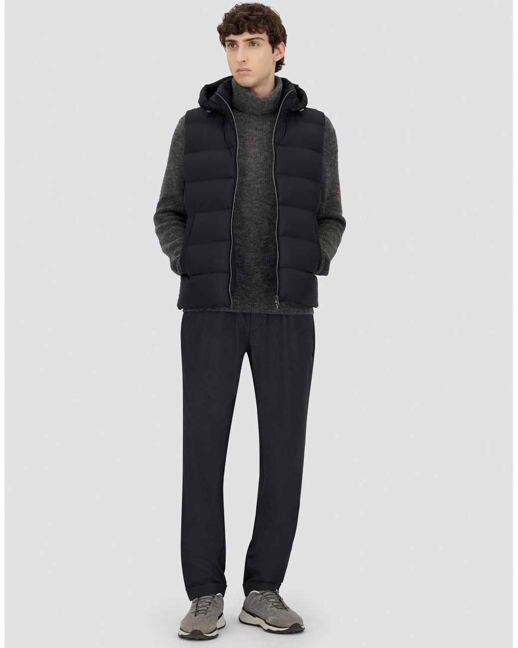 Herno Blue Vest for men