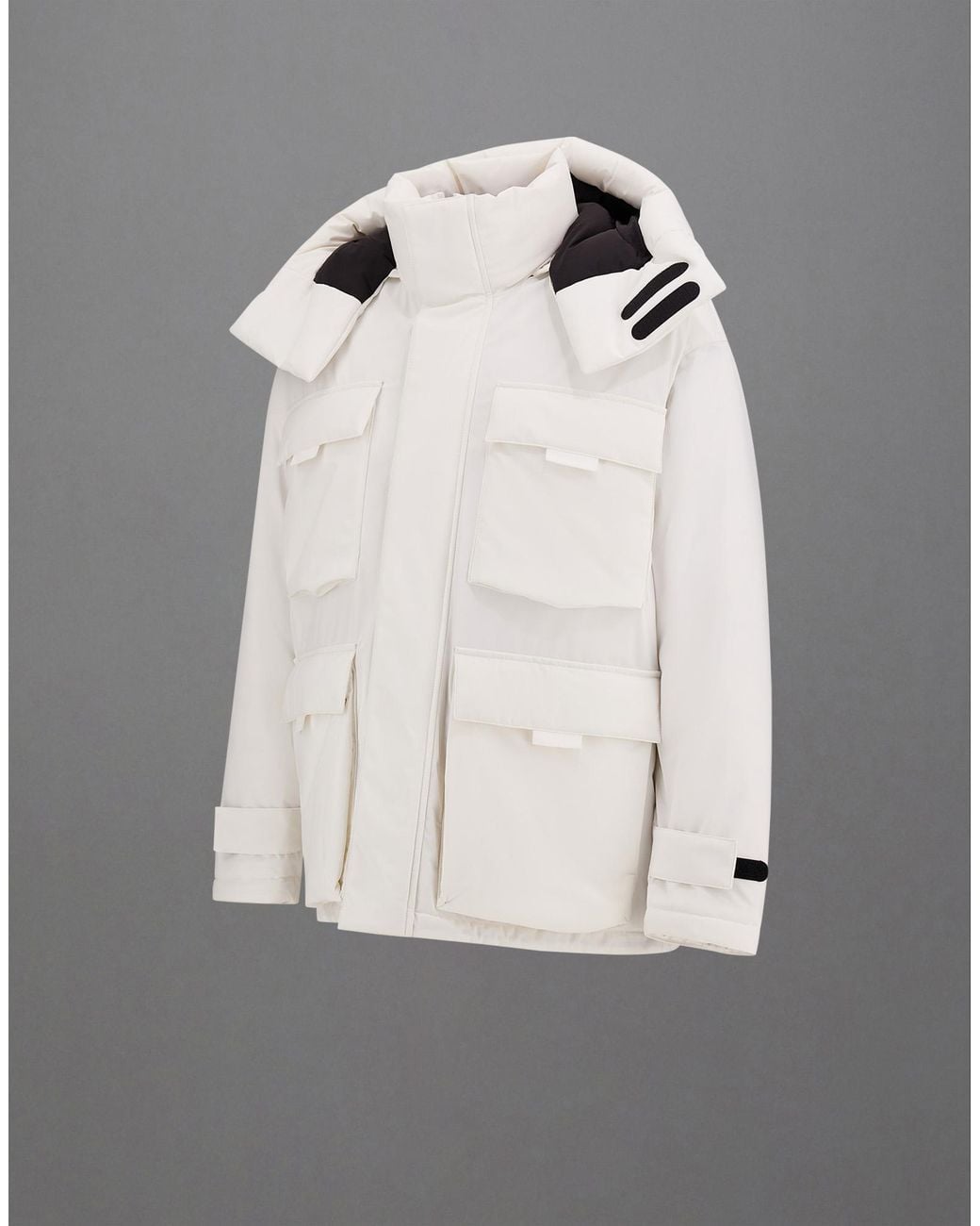 Herno Gray Laminar Short Parka