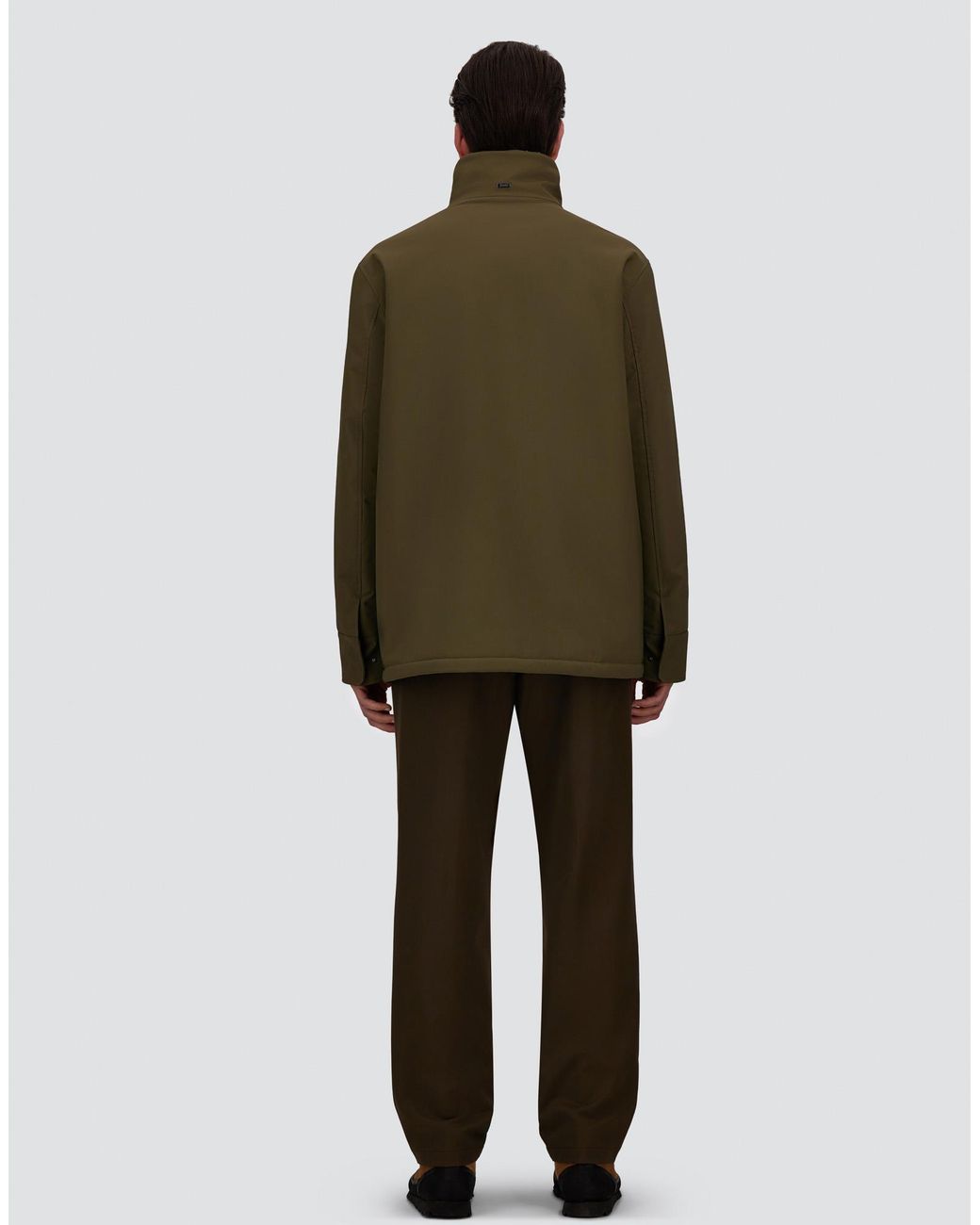 Herno Green Short Coat for men