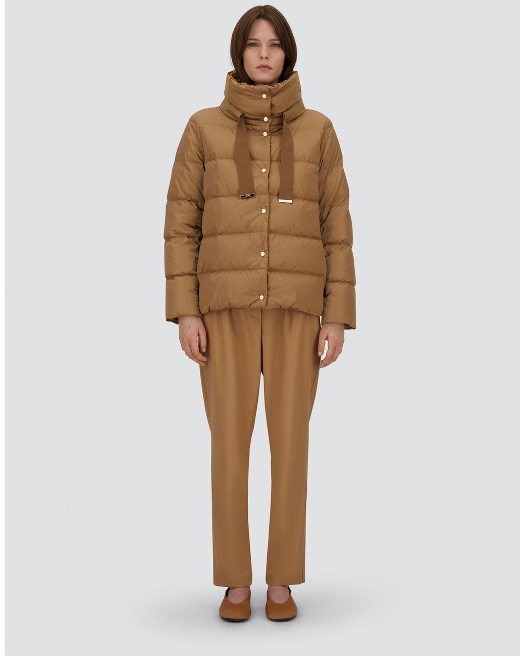 Herno Natural Cappa In Satin