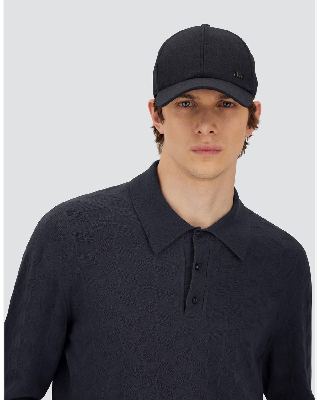 Herno Blue Resort Baseball Cap for men
