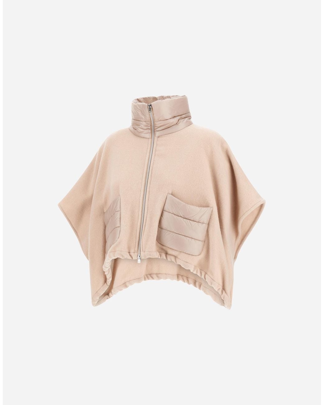Herno Natural Resort Short Poncho
