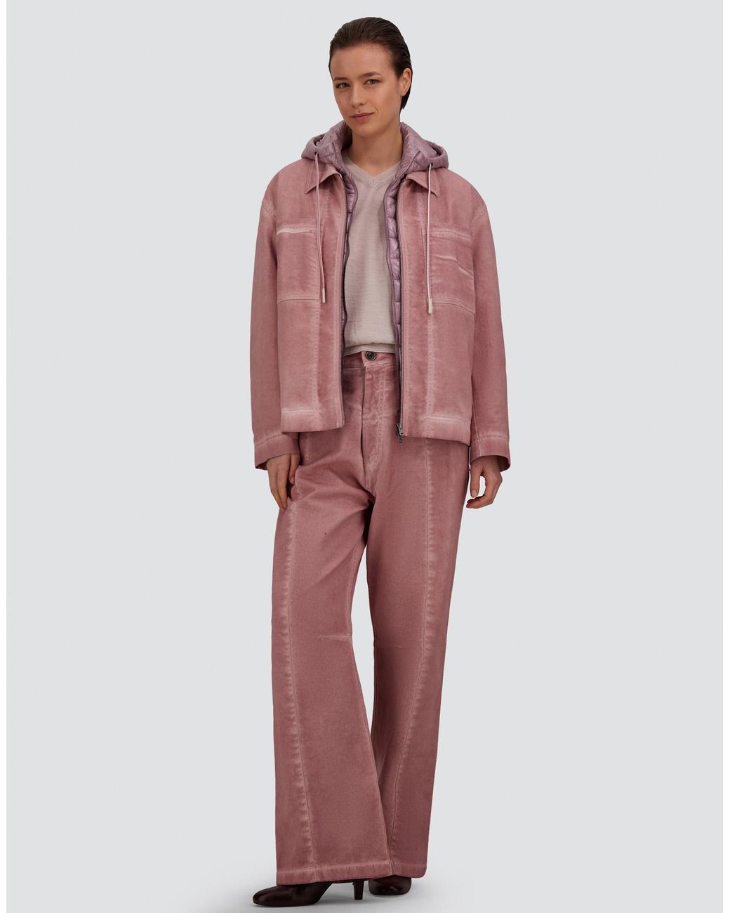 Herno Pink Short Parka