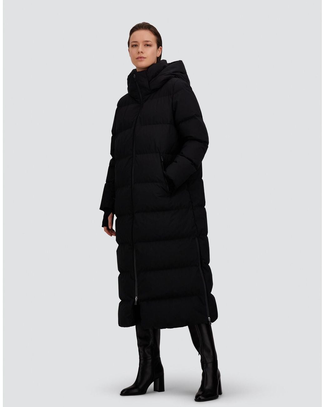 Herno Black Long Jacket