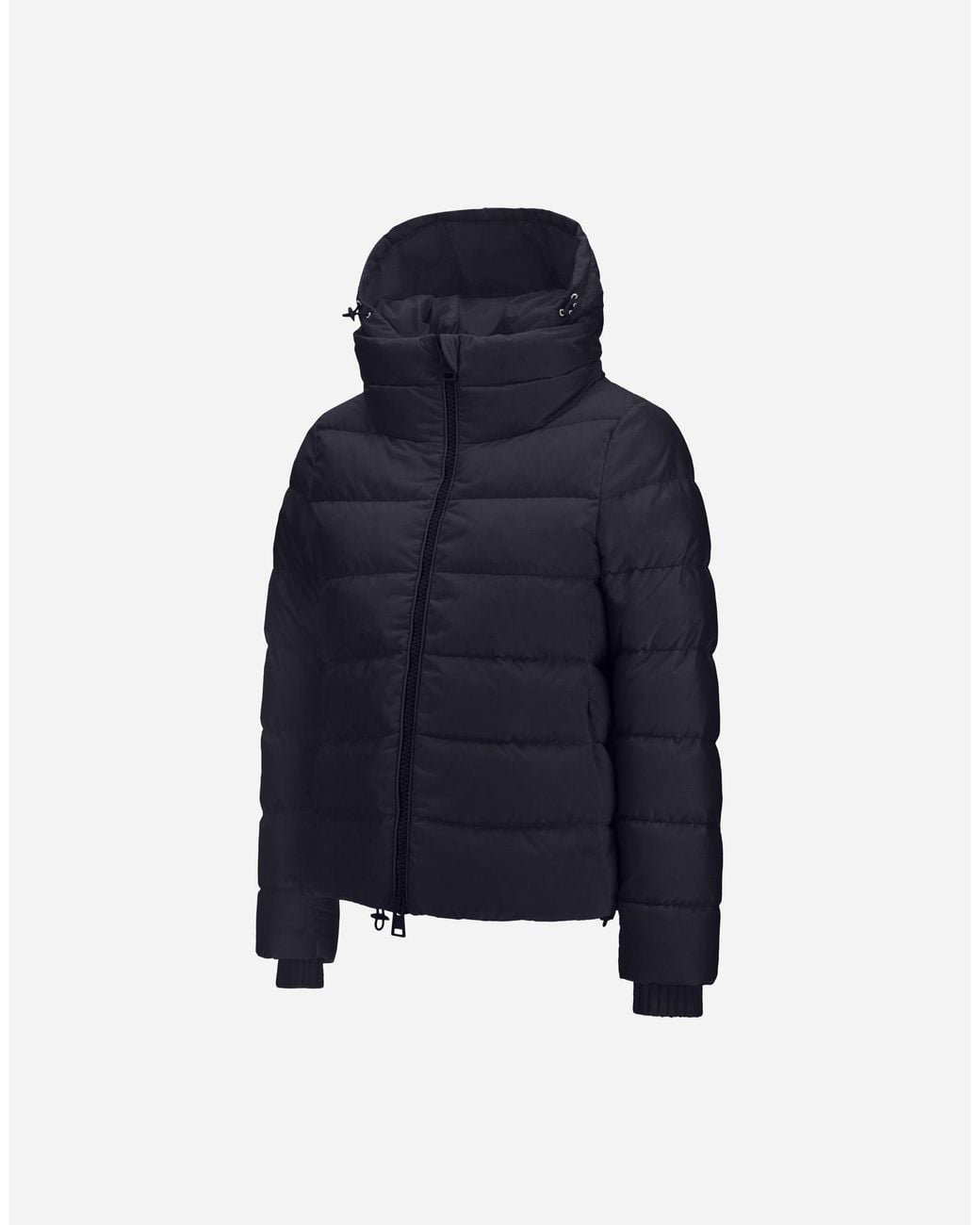 Herno Blue High-Neck Jacket