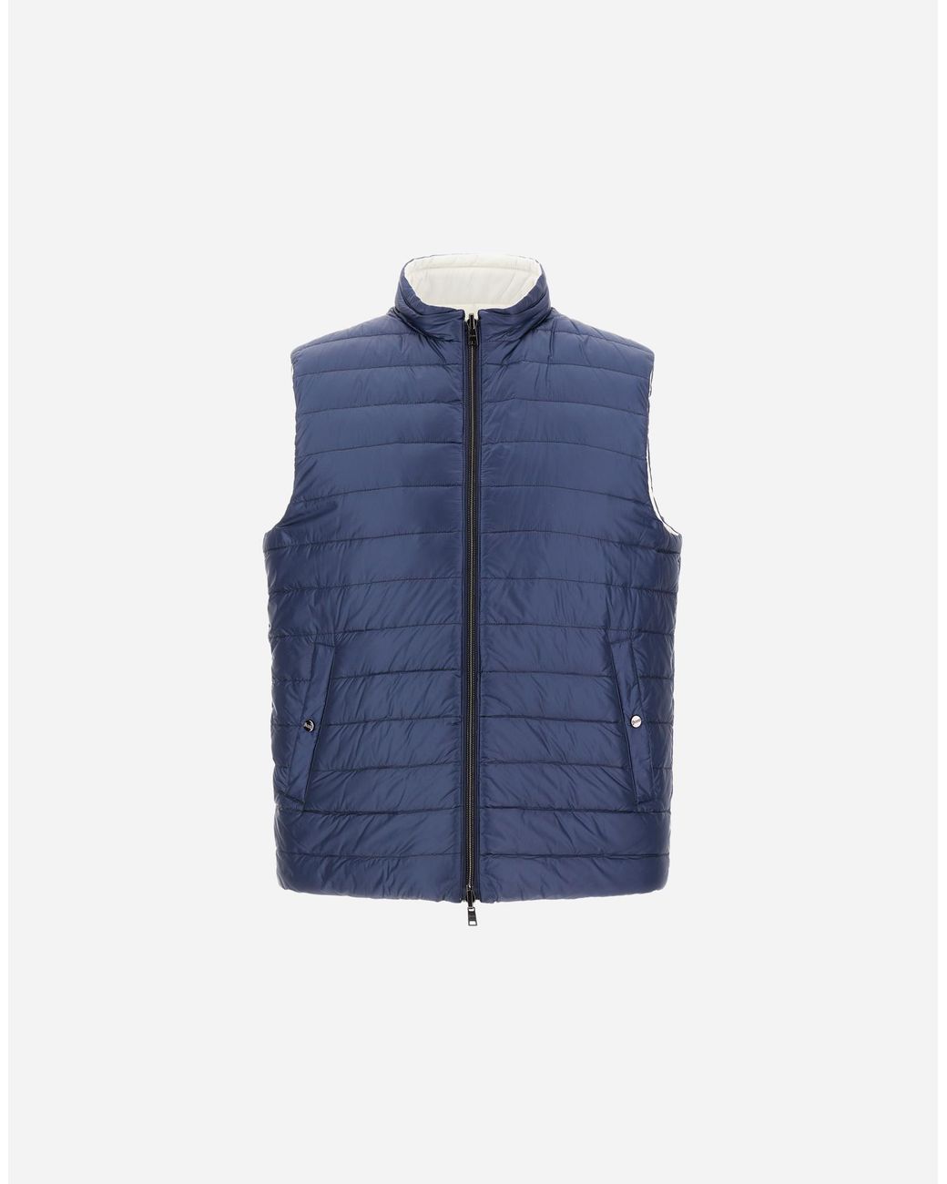 Herno Blue Vest for men
