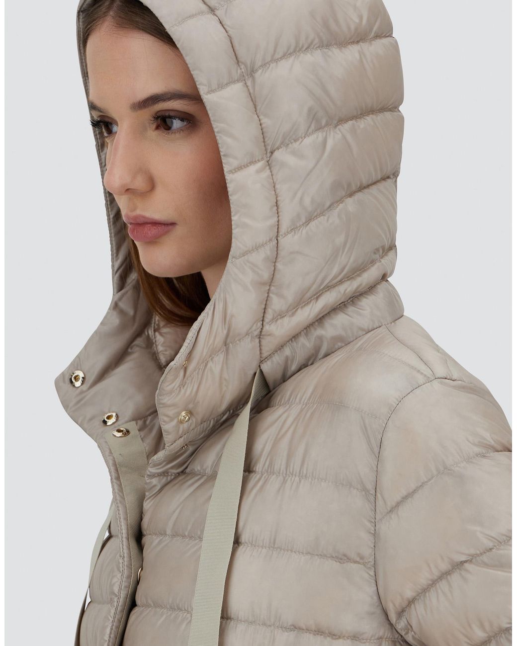 Herno White Nylon Ultralight Jacket