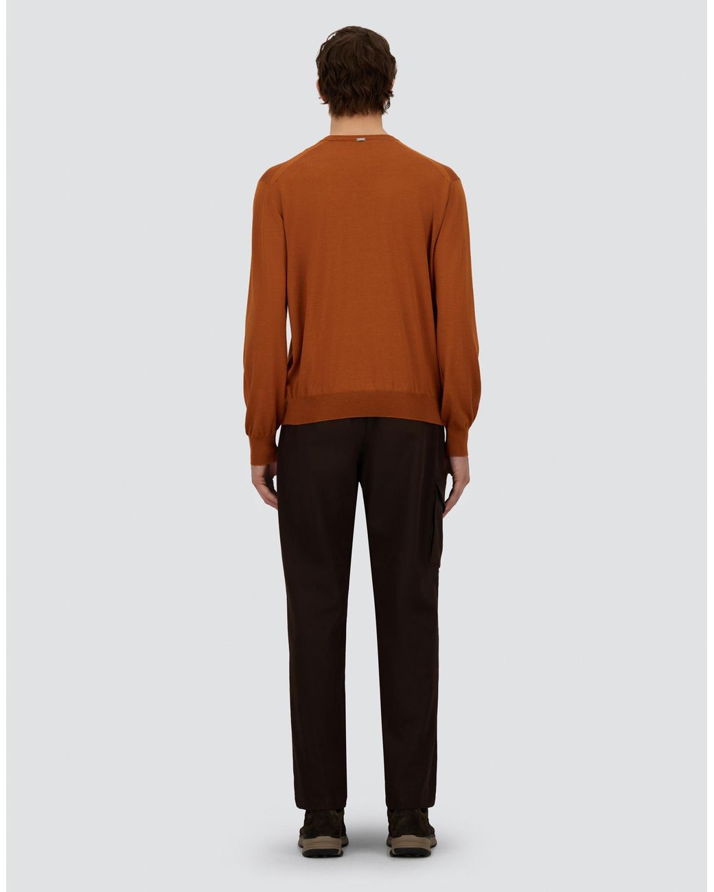 Herno Orange Resort Sweater for men