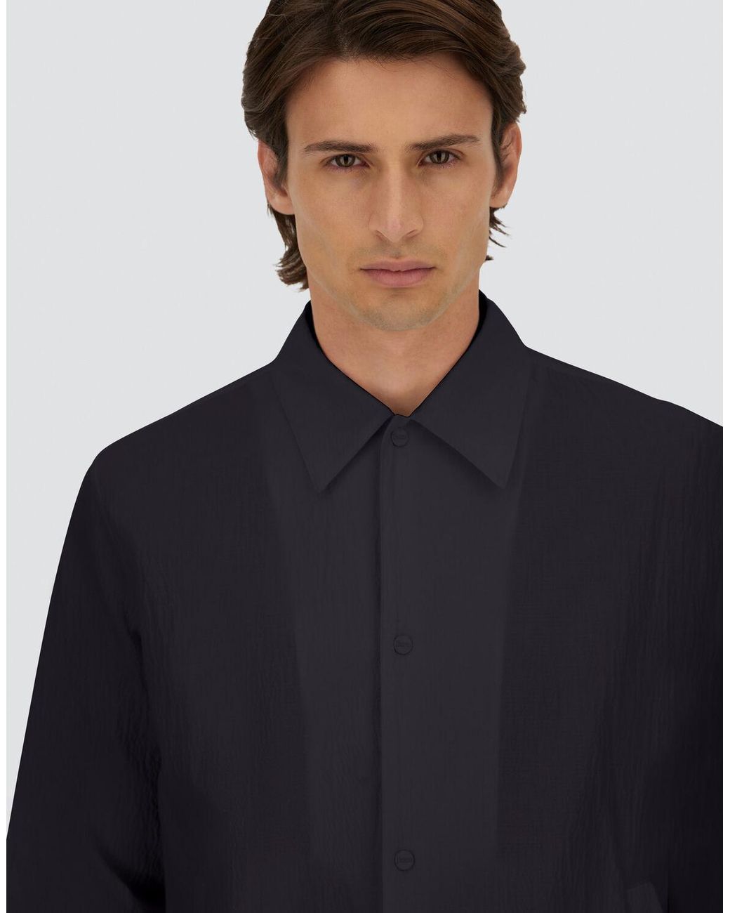 Herno Blue Shacket for men