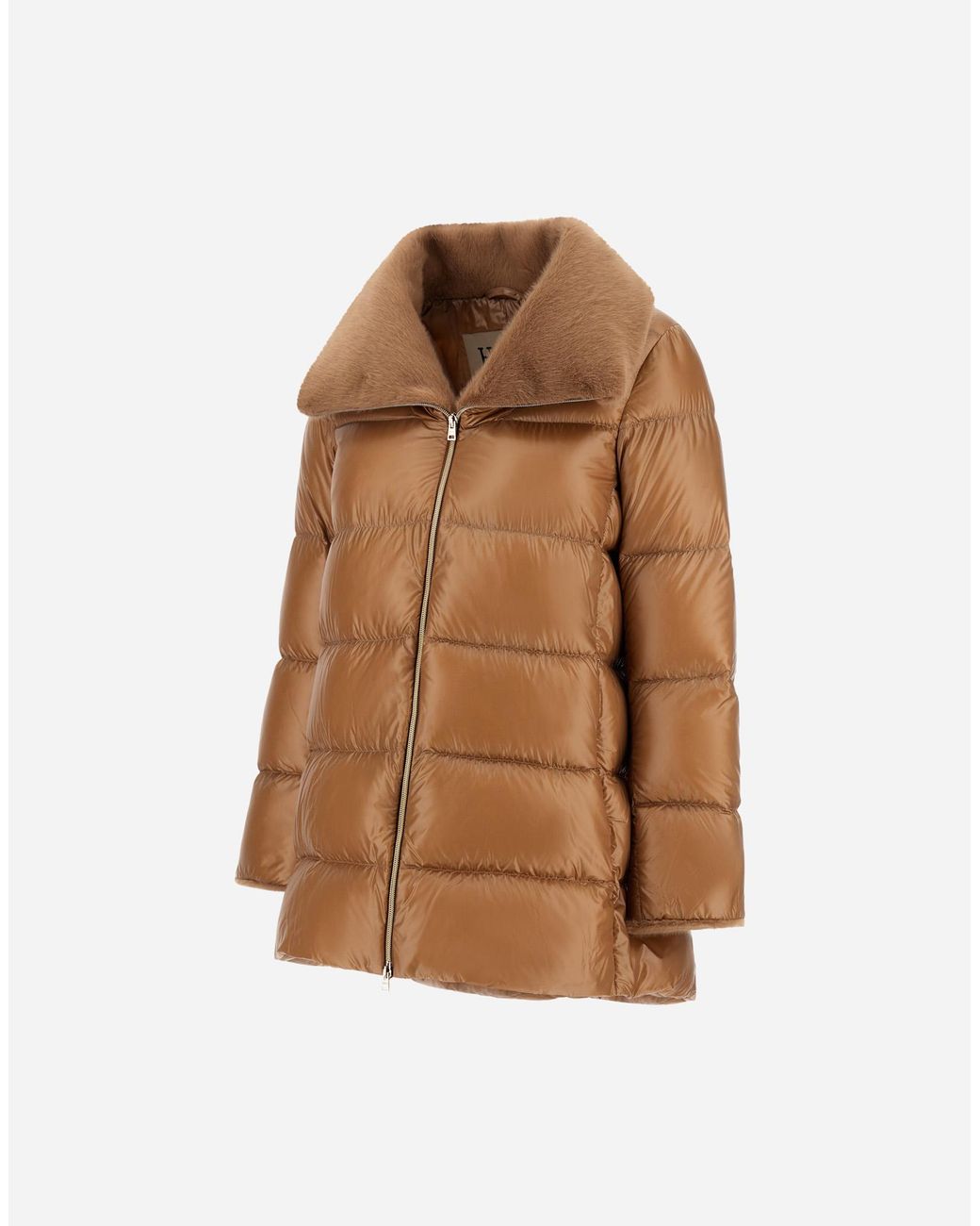 Herno Brown A-Shape Jacket