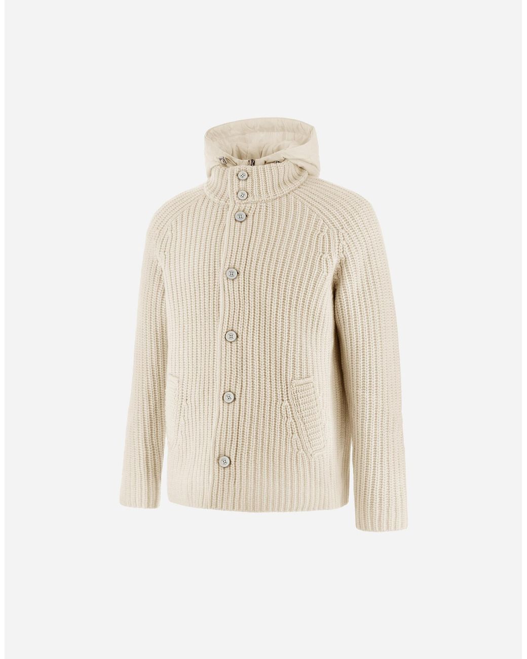 Herno White Cardigan for men