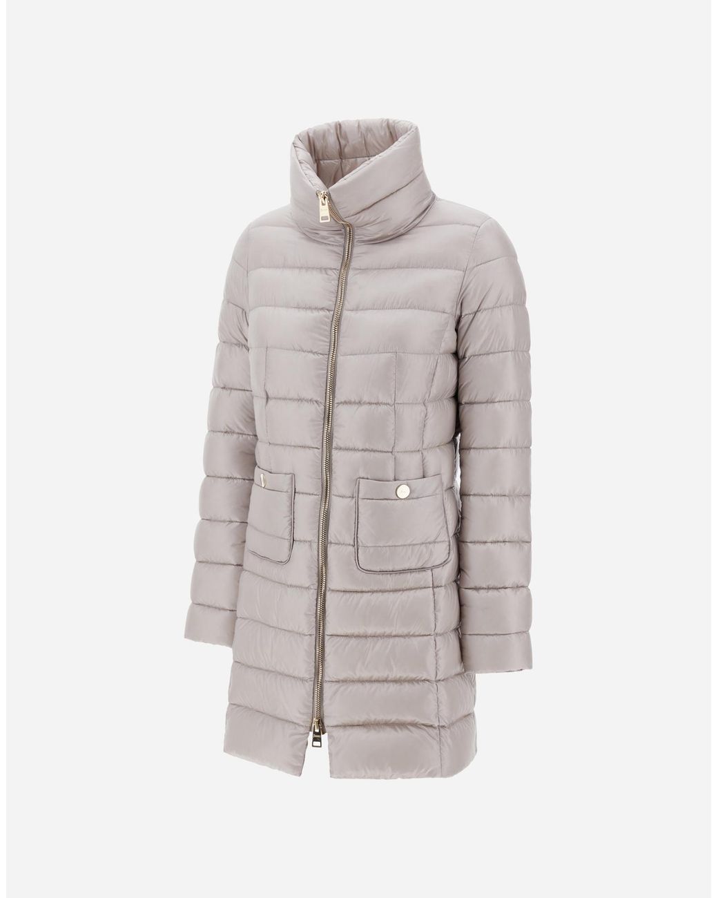 Herno Gray Piumino Medio Iconico Maria Hd
