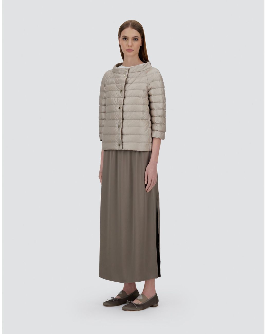 Herno Natural Reversible Cape Nylon Ultralight