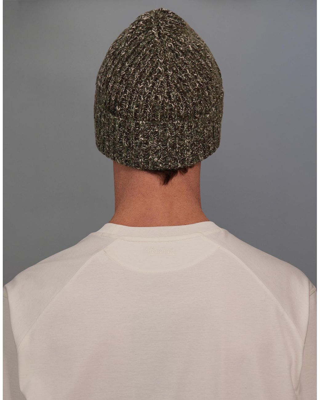 Herno Gray Laminar Beanie
