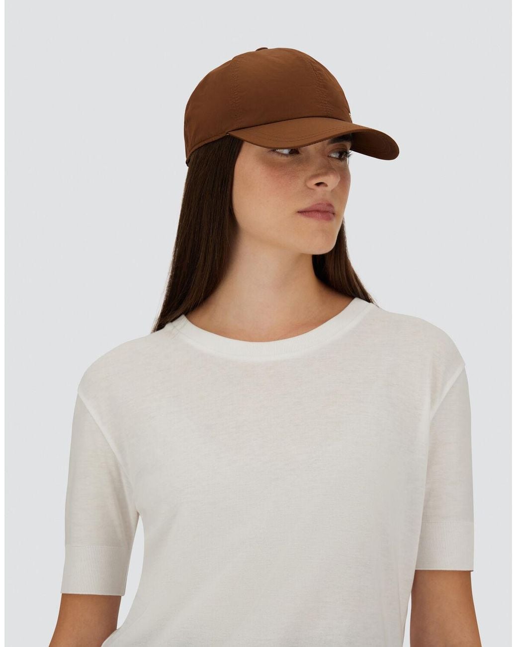 Herno Brown Baseball Cap