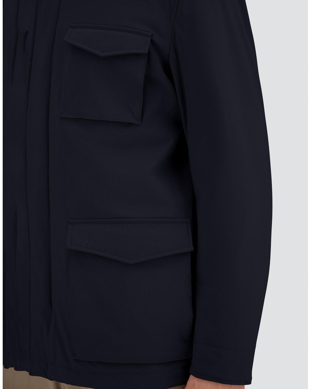 Herno Blue Resort Field Jacket for men