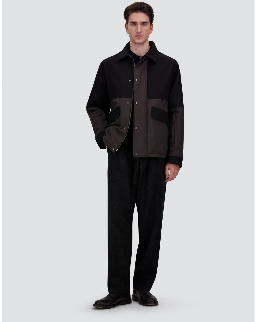 Herno Blue Shacket for men