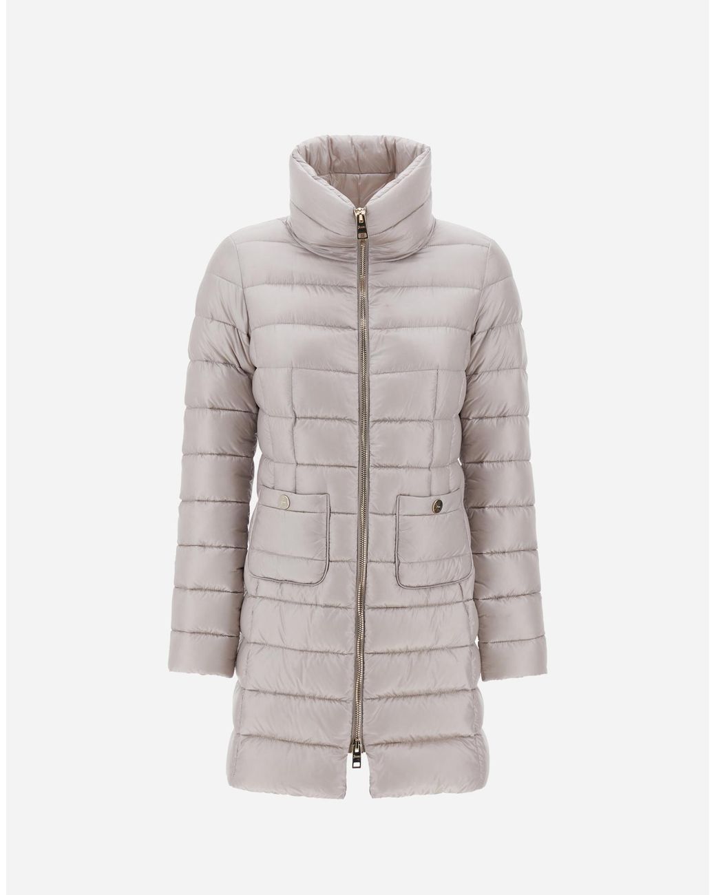 Herno Gray Piumino Medio Iconico Maria Hd