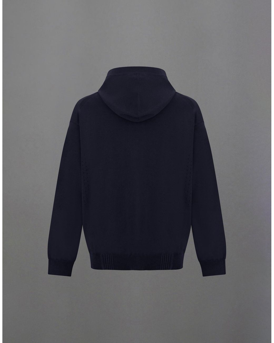 Herno Blue Laminar Hoodie