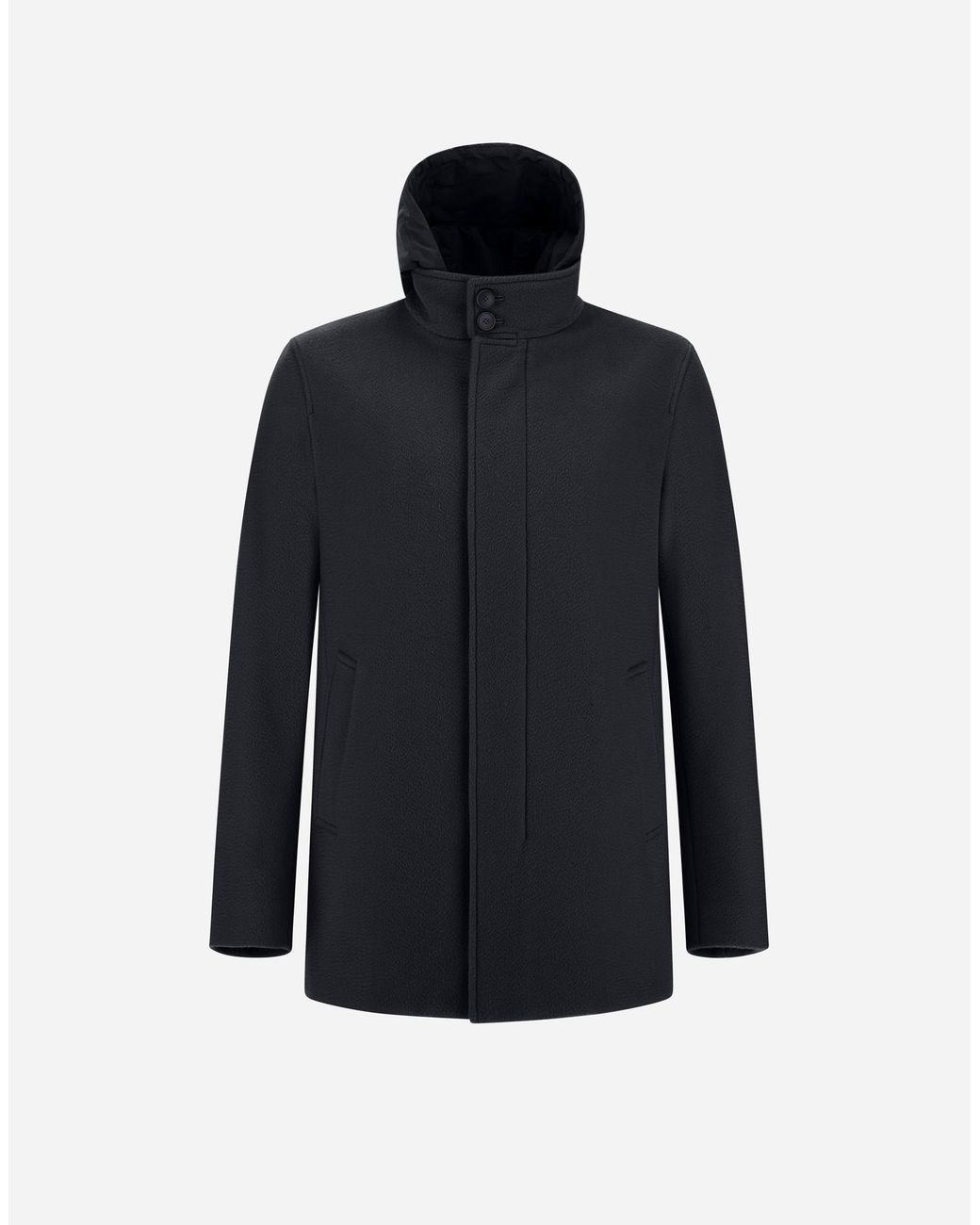 Herno Blue Trench Coat for men