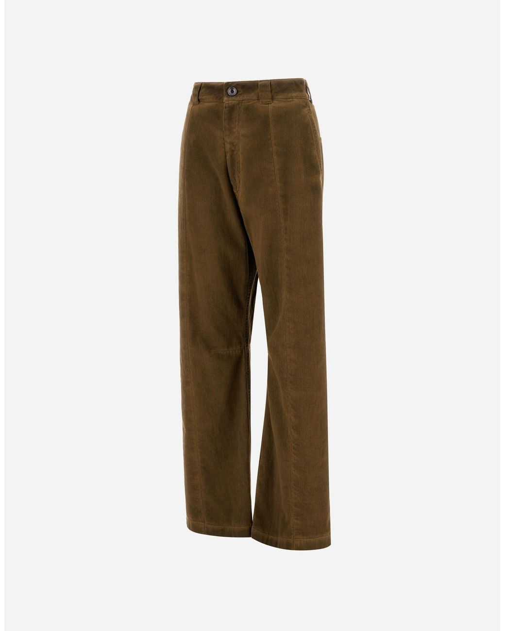 Herno Natural Denim-Effect Gabardine Trousers