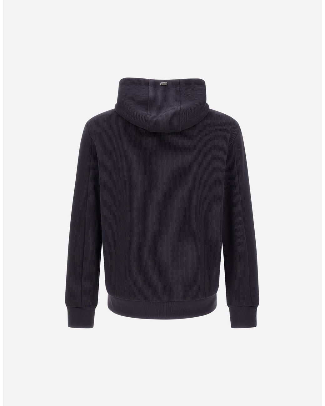 Herno Blue Resort Knit Effect Interlock And Travel Nylon Ponente Jacket for men