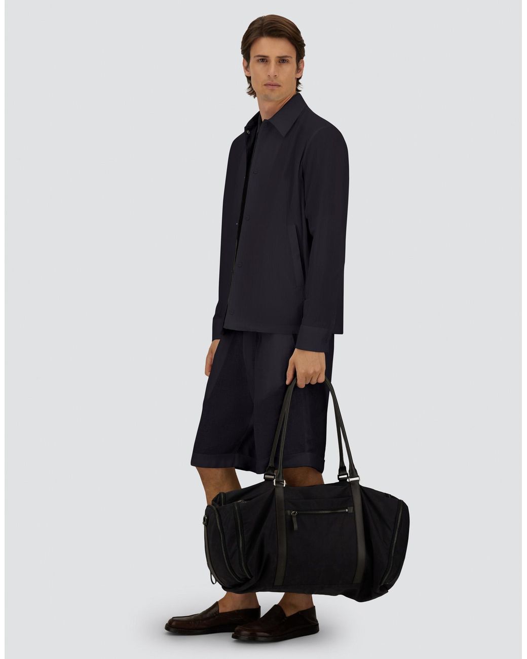 Herno Blue Shacket for men