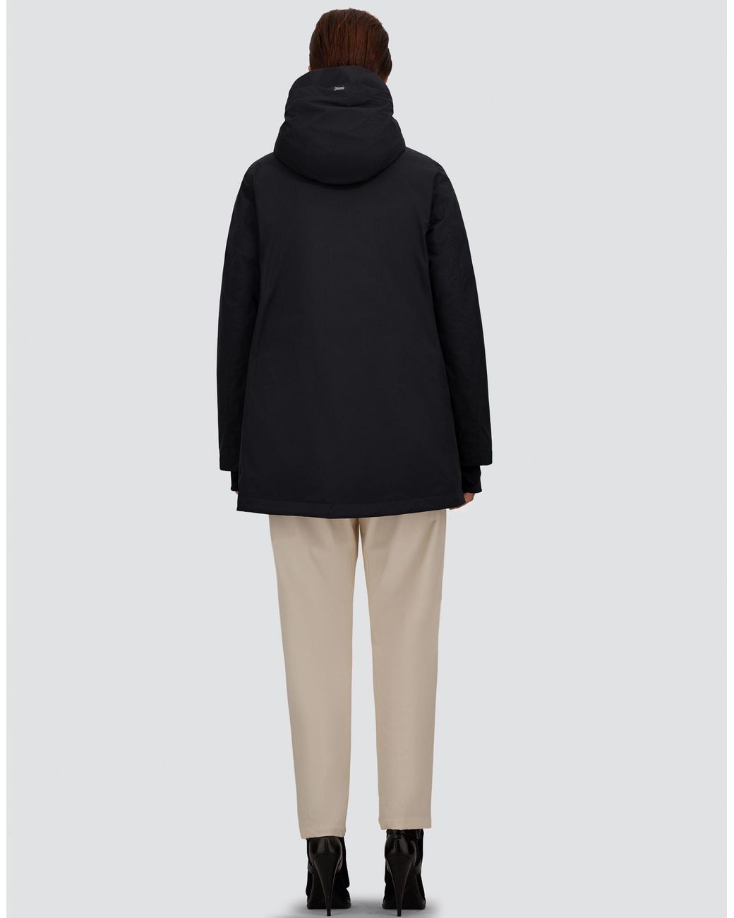 Herno Black A-Shape Jacket
