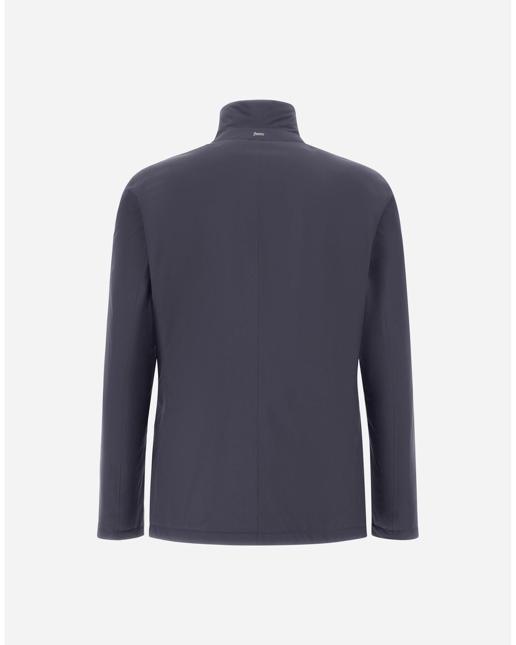 Herno Blue Blazer With Bib for men