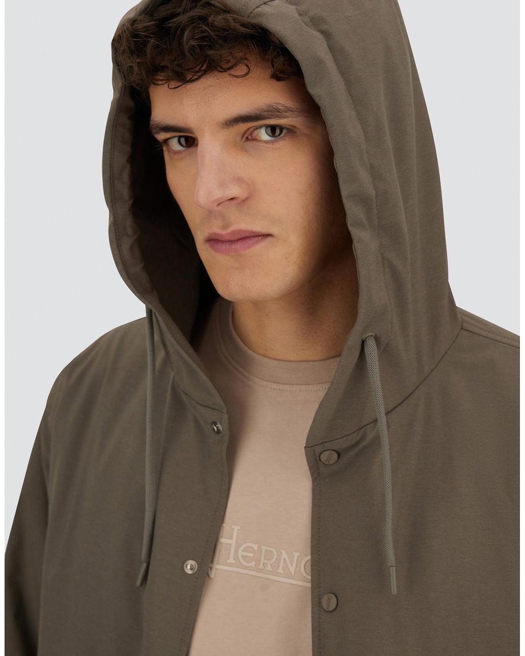Herno Brown Resort Jacket for men