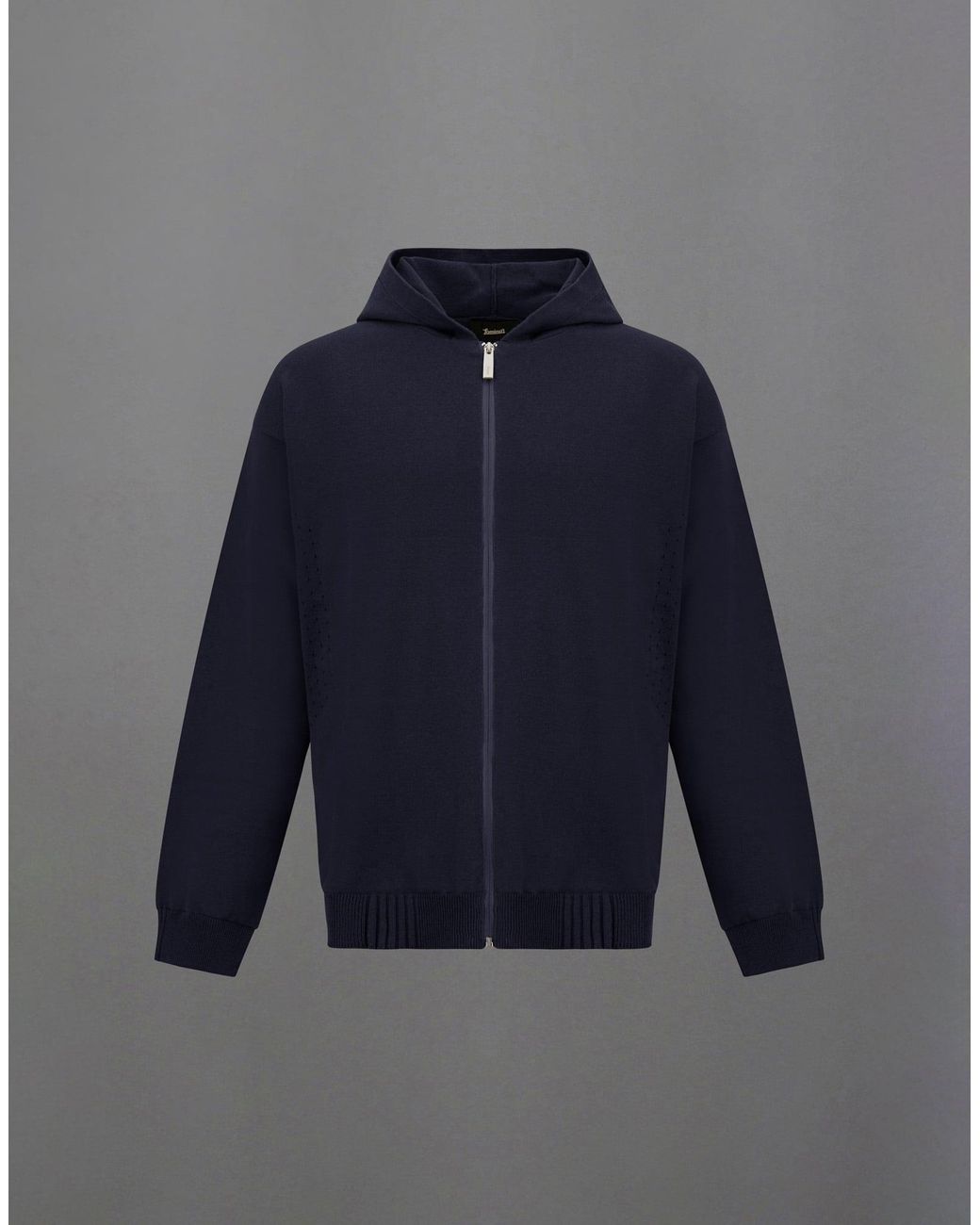 Herno Blue Laminar Hoodie