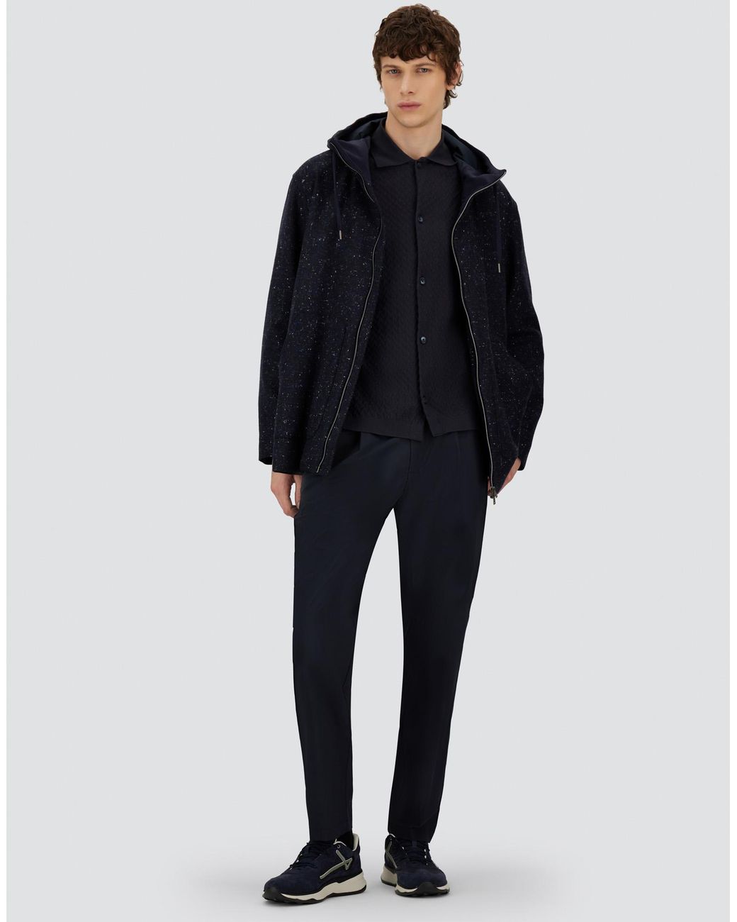 Herno Blue Resort Trousers for men