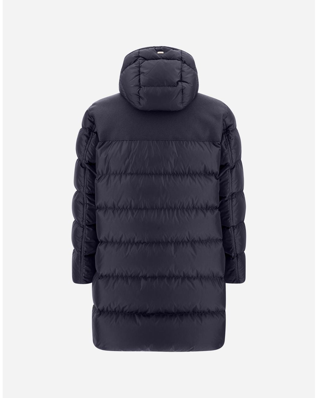Herno Blue Long Jacket for men