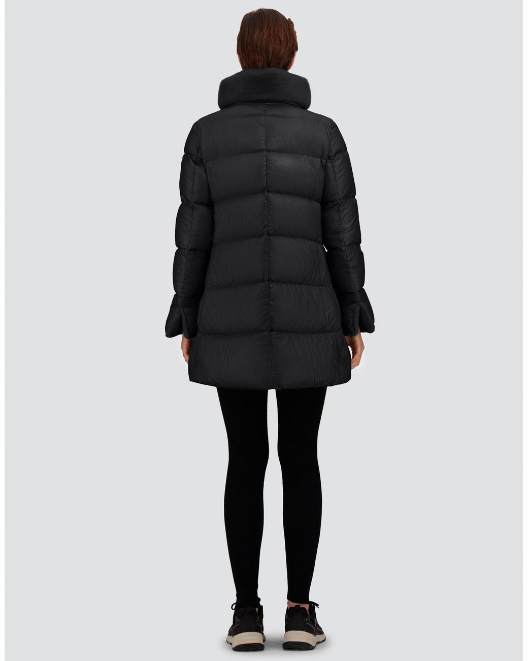 Herno Black A-Shape Jacket