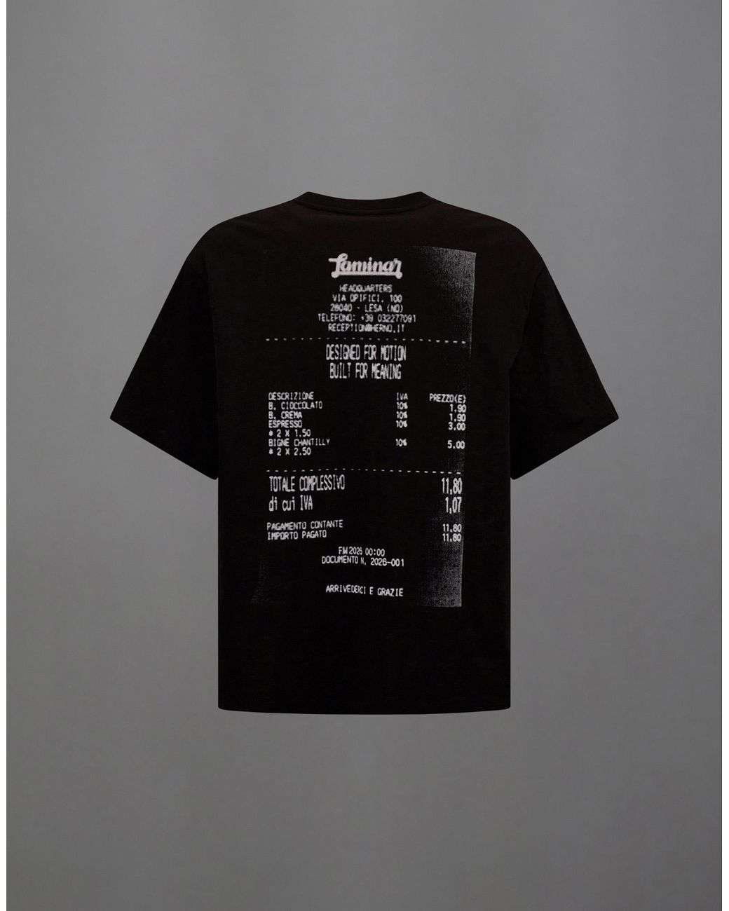 Herno Black Laminar T-Shirt