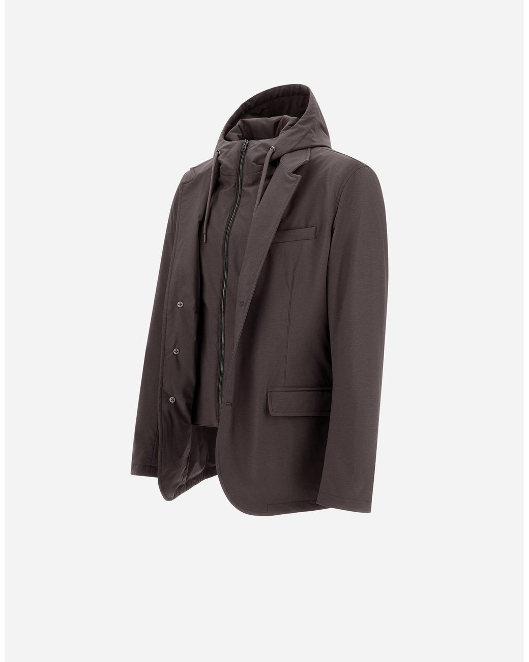 Herno Brown Resort Blazer for men