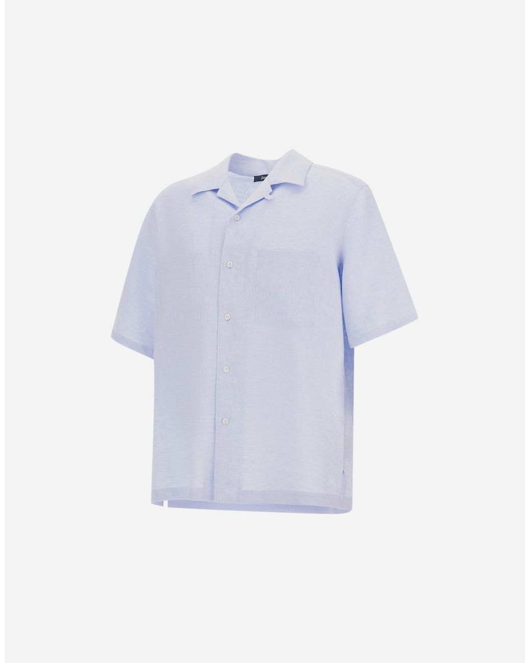 Herno Blue Short-Sleeved Shirt for men