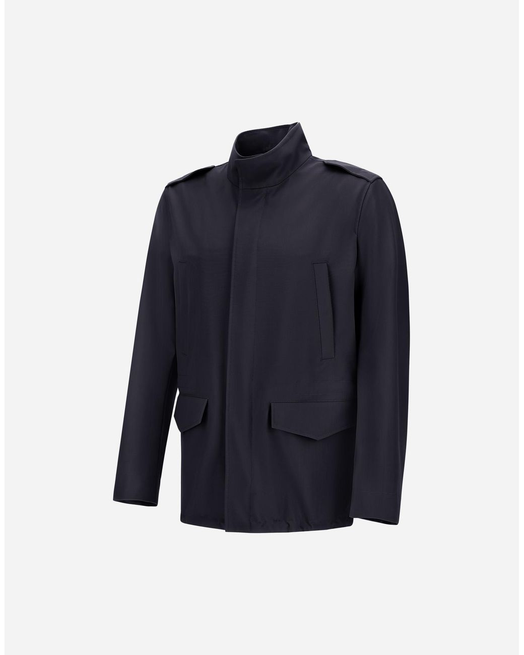 Herno Blue Field Jacket for men