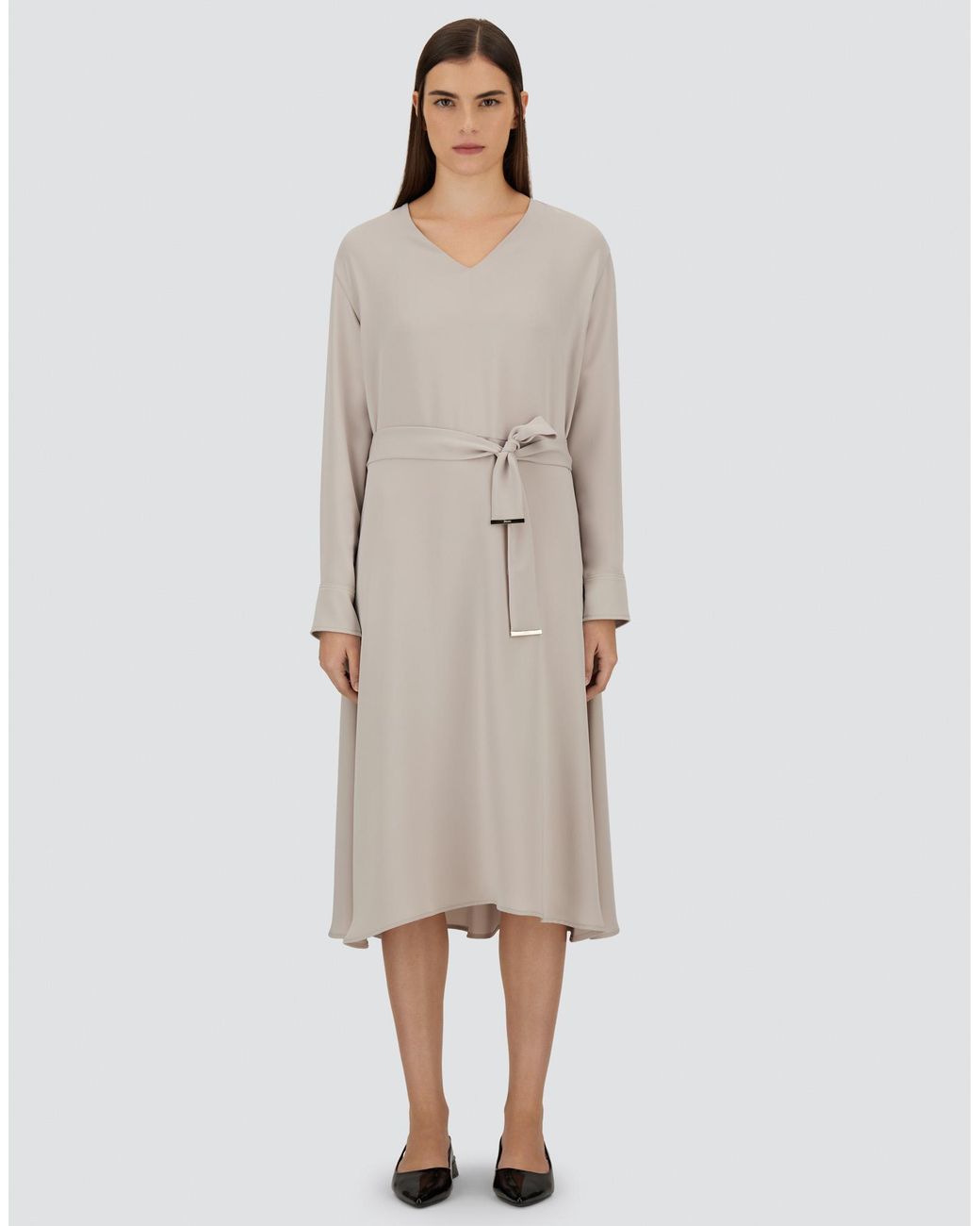 Herno Pink Kleid Aus Lucent Cady