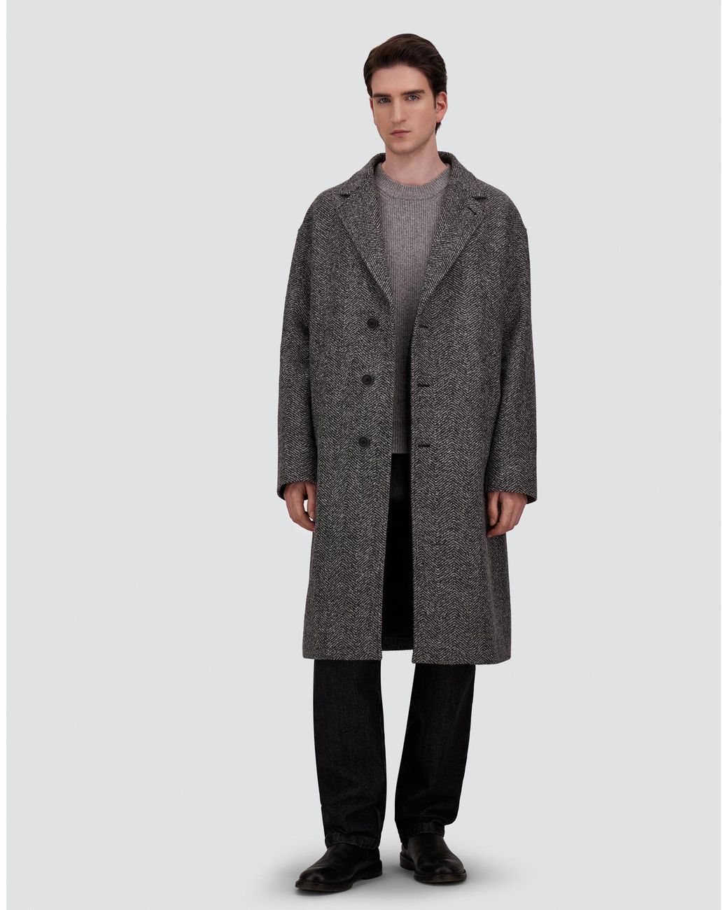 Herno Gray Coat for men