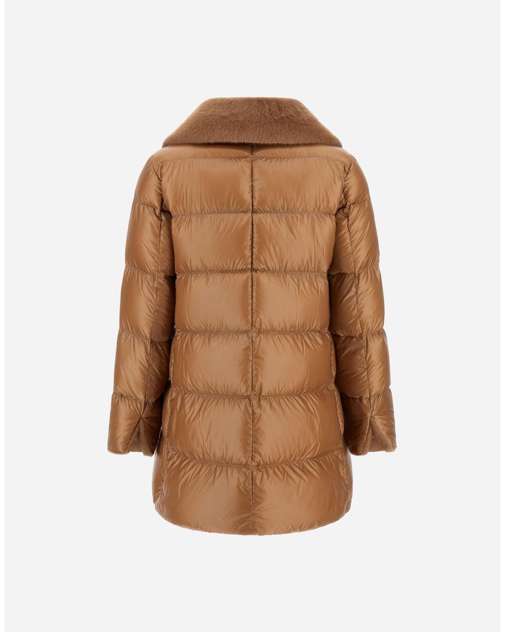 Herno Brown A-Shape Jacket
