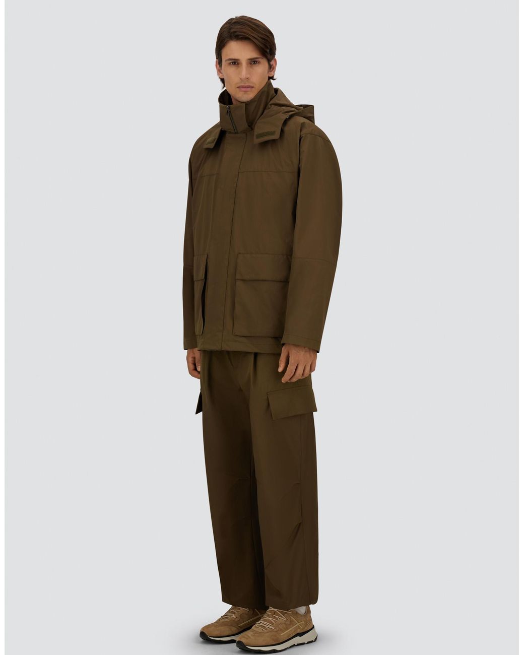 Herno Brown Parka for men