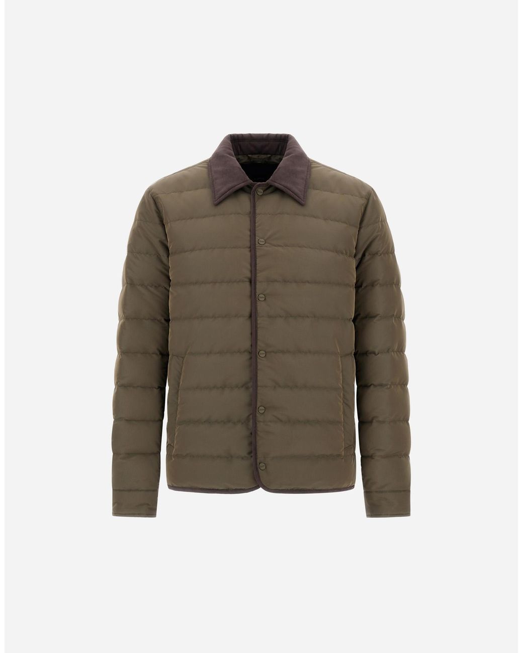 Herno Green Shacket for men