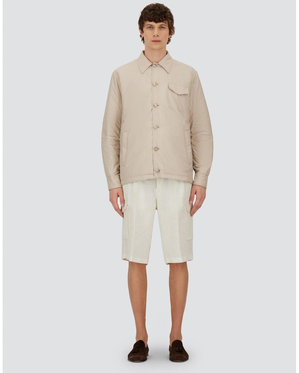 Herno Natural Resort Overshirt for men